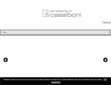 Tablet Screenshot of casalboni.com
